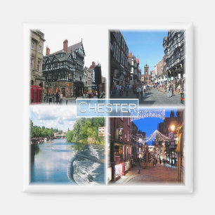 ENG051 CHESTER, Engeland, Europa, Fridge Magneet