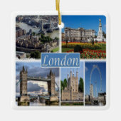 ENG056 LONDON, Engeland, Europa, Keramisch Ornament (Voorkant)