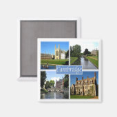 ENG058 CAMBRIDGE, Engeland, Europa, Fridge Magneet (Voorkant / Achterkant)