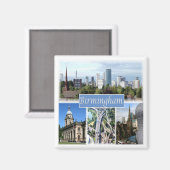 ENG059 BIRMINGHAM, Engeland, Europa, Fridge Magneet (Voorkant / Achterkant)