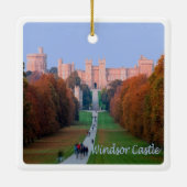 ENG062 WINDSOR CASTLE, Engeland Keramisch Ornament (Achterkant)