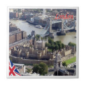 ENG064 LONDON Panorama, Engeland, Tegeltje (Voorkant)