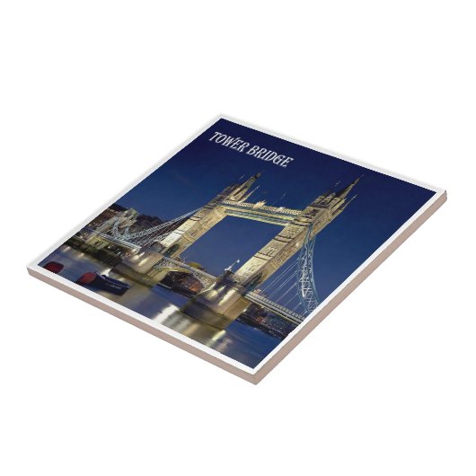 ENG080 LONDON TOWER BRIDGE, Engeland, Tegeltje (Zijkant)