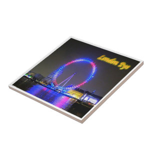 ENG081 LONDON EYE, Engeland, Europa, Tegeltje