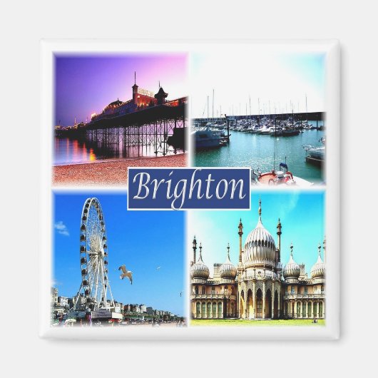 ENG098 BRIGHTON, Engeland, Europa, Fridge Magneet (Voorkant)