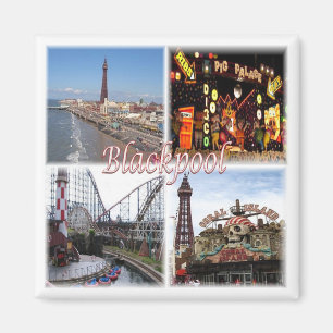 ENG100 BLACKPOOL, Engeland, Europa, Fridge Magneet