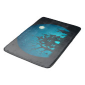 Eng en Fun Blauw en Zwart Haunted House Badmat (Gekanteld)