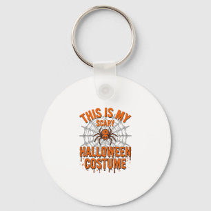 Eng eng Halloween kostuum spinnenweb vintage ontwe Sleutelhanger