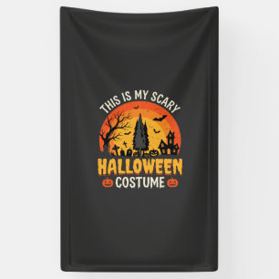 Eng eng Halloween kostuum vintage zonsondergang on Spandoek