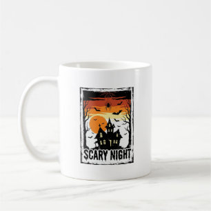 Eng Huis Met Spoken Vintage Halloween T-shirt_ Koffiemok