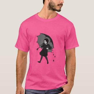 Eng meisje retro t-shirt