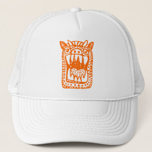 Eng Monster - Oranje Trucker Pet