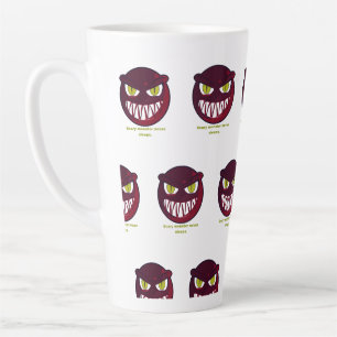 Eng monster slaapt nooit latte mok