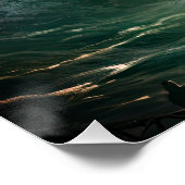 Eng onder het Zee Siren Mermaid Creature Perfect Poster (Hoek)