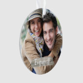 Engagé à l'ornement de Noël (devant)