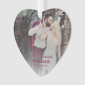 Engagé épousant premier Noël de couples (devant)