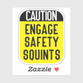 engage Safety Squints Sticker (Vel)