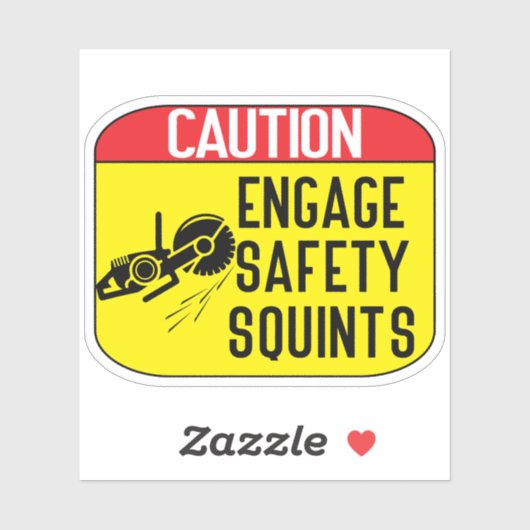 engage Safety Squints Sticker (Vel)