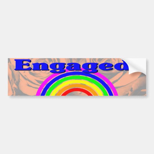 Engaged! Bumpersticker (Voorkant)