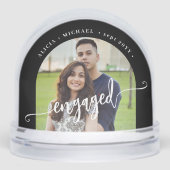 Engaged couple 2 photo script personalized (Avant)