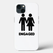 Engaged Couple Case-Mate iPhone Case (Achterkant)