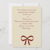 Engagement Bridal shower Invitations Kaart (Achterkant)