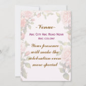 Engagement Ceremony Invitations Kaart (Achterkant)