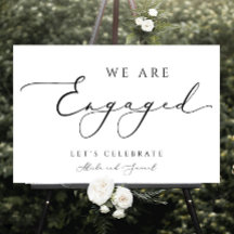 ENGAGEMENT PARTI signe de bienvenue Simple nous so