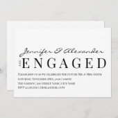 Engagement party (Voorkant / Achterkant)