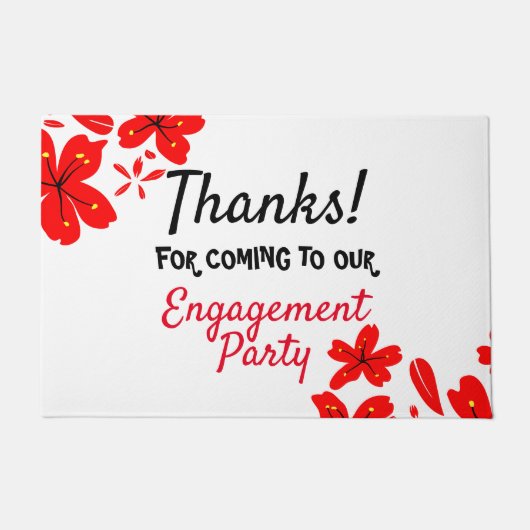 Engagement party deurmat (Voorkant)