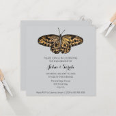 Engagement Party Invitation Kaart (Voorkant / Achterkant in situ)