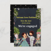 ENGAGEMENT TRADITIONNEL INVITATION DES PARTIS (Devant / Derrière)