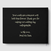 Enge bloemengotische schedel Paarse Rozen Hallowee Gastenboek (Achterkant)