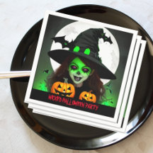Enge boze heks Halloween feest
