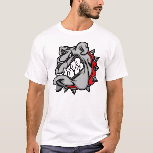 Enge bulldog-shirt t-shirt (Voorkant)