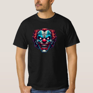 Enge Clown Gezicht Ai Art T-shirt