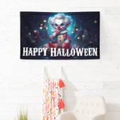 Enge Clown Happy Halloween Spandoek (Insitu)