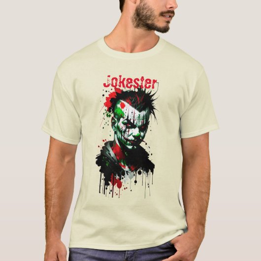 Enge Clown Ink Splatter T-shirt (Voorkant)