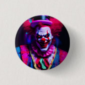 enge clown ronde button 3,2 cm (Voorkant)