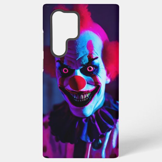 enge clown samsung galaxy hoesje (Achterkant)