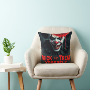 Enge Clown Trick or Treat Yourself Kussen