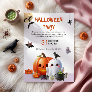 Enge Cute Halloween-feest Kaart