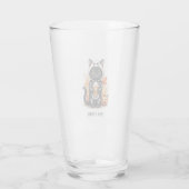 Enge Cute Kat Halloween Glas (Achterkant)