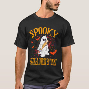 Enge dyslexie-interventionist Halloween-school T-shirt