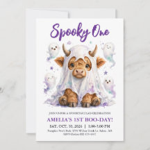 Enge Eén 1e Verjaardag Halloween Hoogland Koe