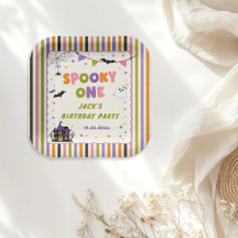 Enge Eenkleurige Halloween Verjaardagsfeestje