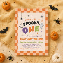 Enge Eerste Verjaardag Halloween Boo-Day