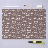 Enge Enge Jack-O' lantaarn Gezichten Bruin Hallowe Tissuepapier (Craft)