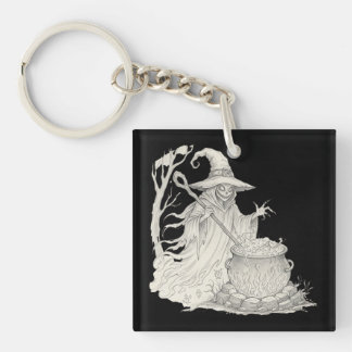 Enge Geest pot roeren Halloween Sleutelhanger