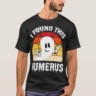 Enge Ghost Bone Mens Gelukkige Halloween Ik vond d T-shirt